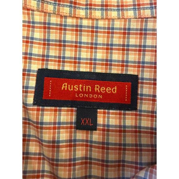 AUSTIN REED London Check S/S Button Up Shirt XXL 2XL - Picture 5 of 9